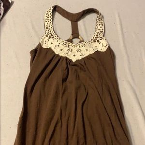 Brown tank